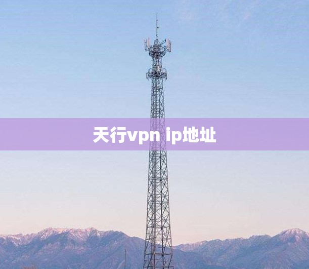 天行vpn ip地址
